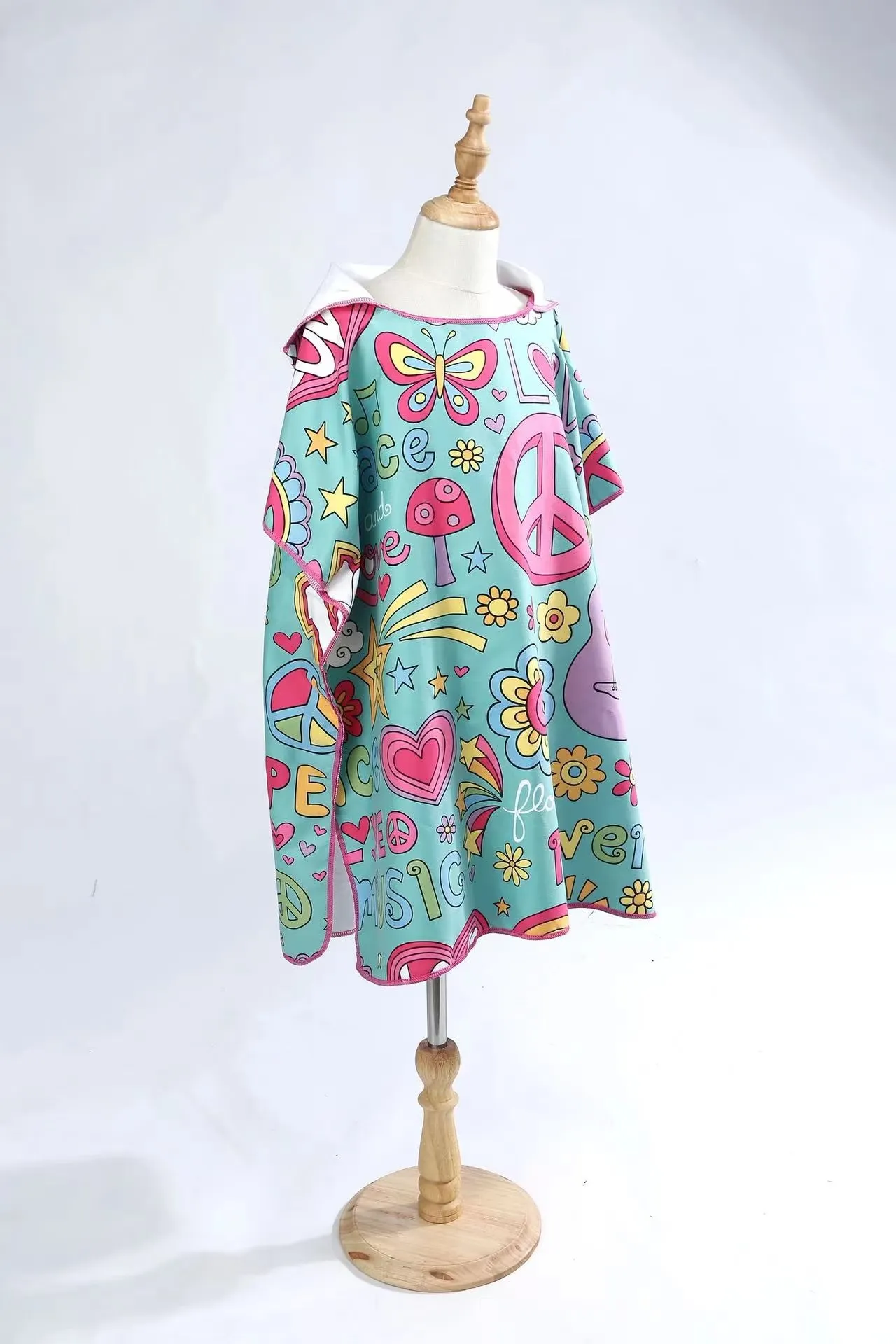 hooded poncho